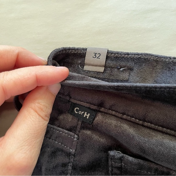 Citizens Of Humanity Charcoal Velvet Georgia Bootcut Flare Pants - Picture 13 of 16